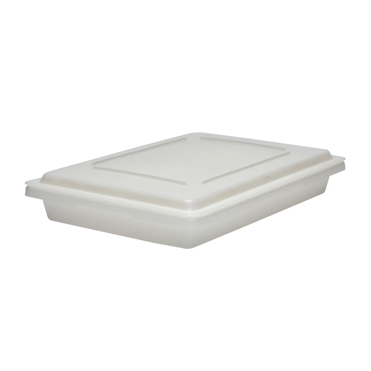 Cambro 1826CP148 Box Cover Lid – 18" x 26" Polyethylene Container, Natural White, NSF