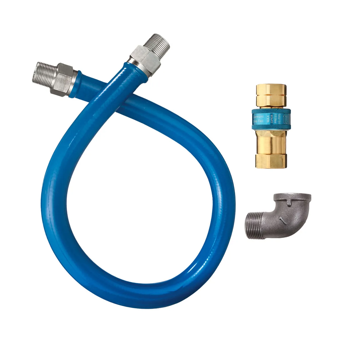 Dormont CAN1675BPQ48BX SnapFast 3/4" x 48" Moveable Gas Connector Hose Assembly for Canada