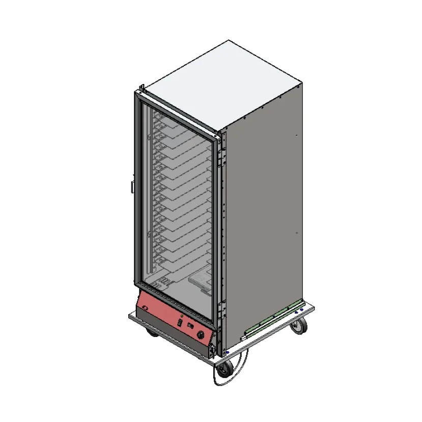 BevLes PICA70-32-A-4R2 Full Size Non-Insulated Proofing Cabinet, (2) Right Hand Hinged Dutch Doors, 230V