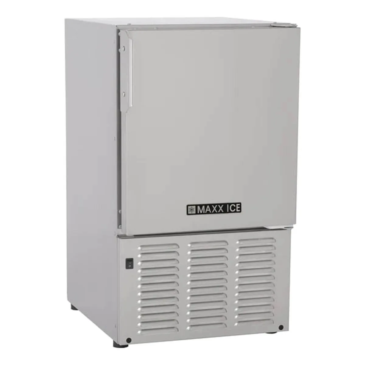 Maxx Ice MMAR25S 14" Air Cooled Crescent 25 lb Undercounter Ice Machine with 12 lb Bin, Stainless