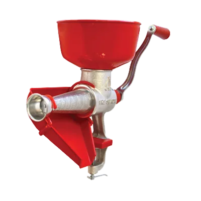Omcan USA 31361 Tomato Squeezer – Stainless Hopper, Worm Body with Tinning, Collector, Made in Italy