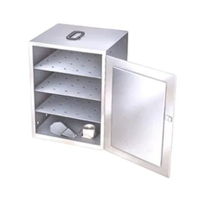 Lakeside 75112 Stainless Steel 3-Shelf Food Carrier Box for Room Service Tables