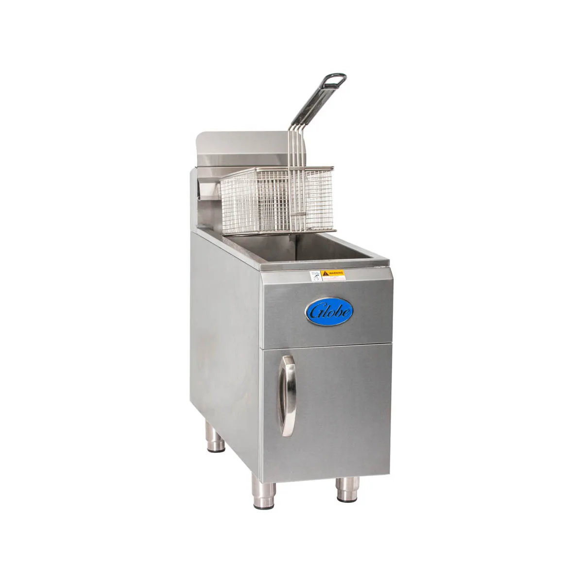 Globe GF15PG Full Pot Countertop Gas Fryer w/ 15 lbs Capacity, 1 Basket, LP Gas, 26,500 BTU