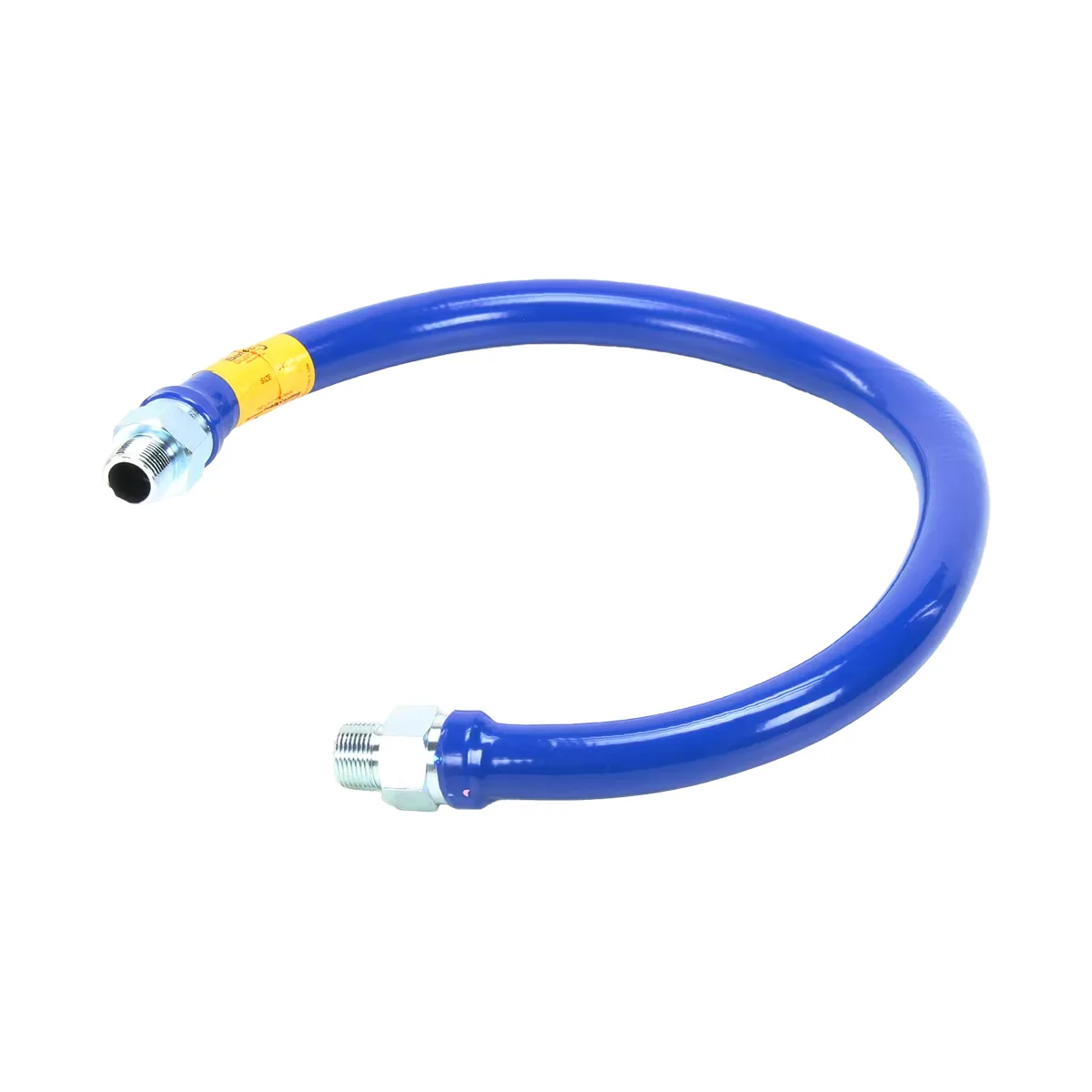Dormont 1675BP36 Blue Hose 36" Moveable Foodservice Gas Connector, 3/4" Diameter