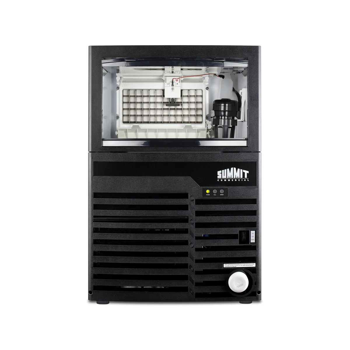 Summit BIM100ADA 21" Air Cooled Full Cube 100 lb Undercounter Ice Machine with 27 lb Bin, ADA
