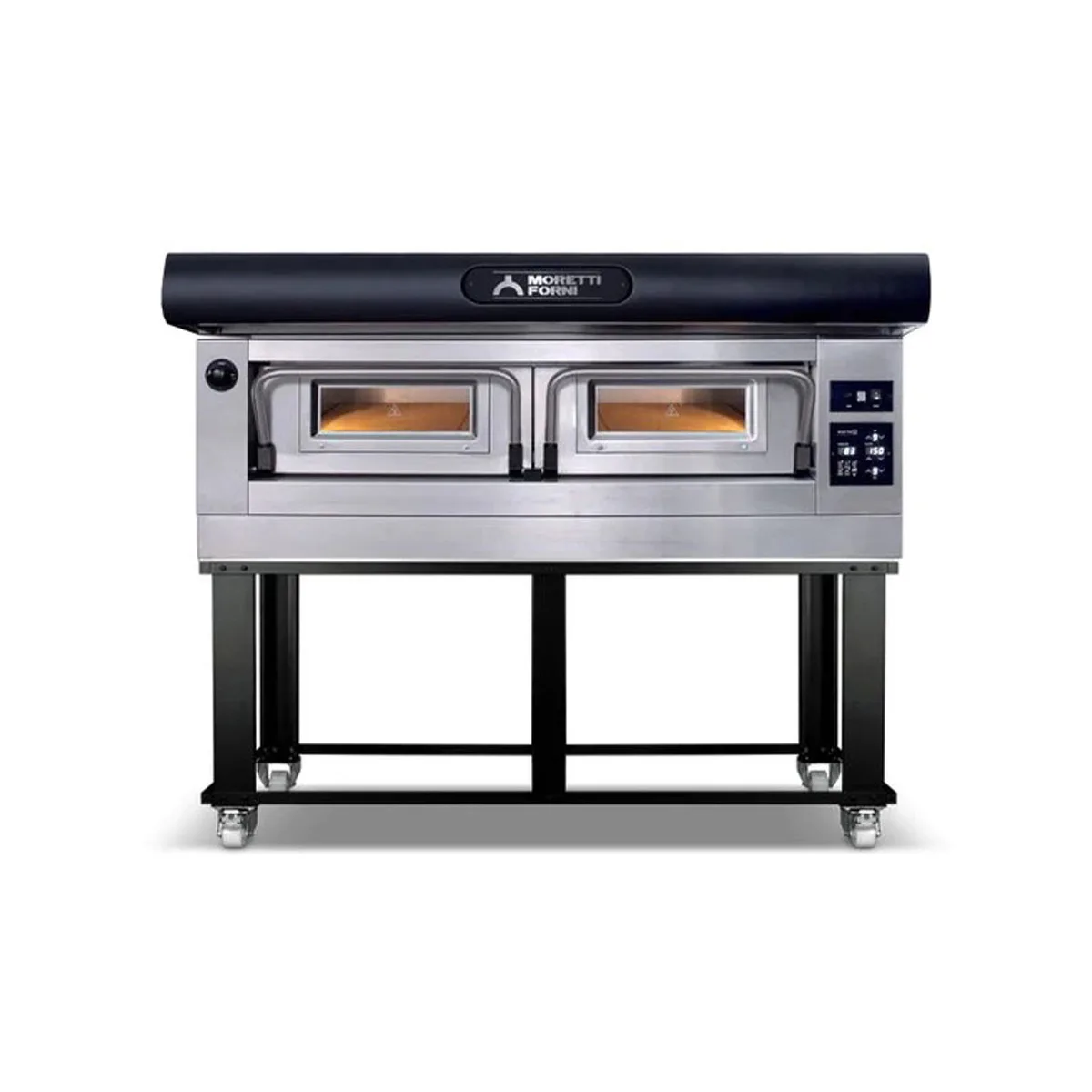Moretti Forni P120E B1 49" Electric Pizza Oven, 1‑Deck Brick, Dual‑Power Heat, 840°F Max