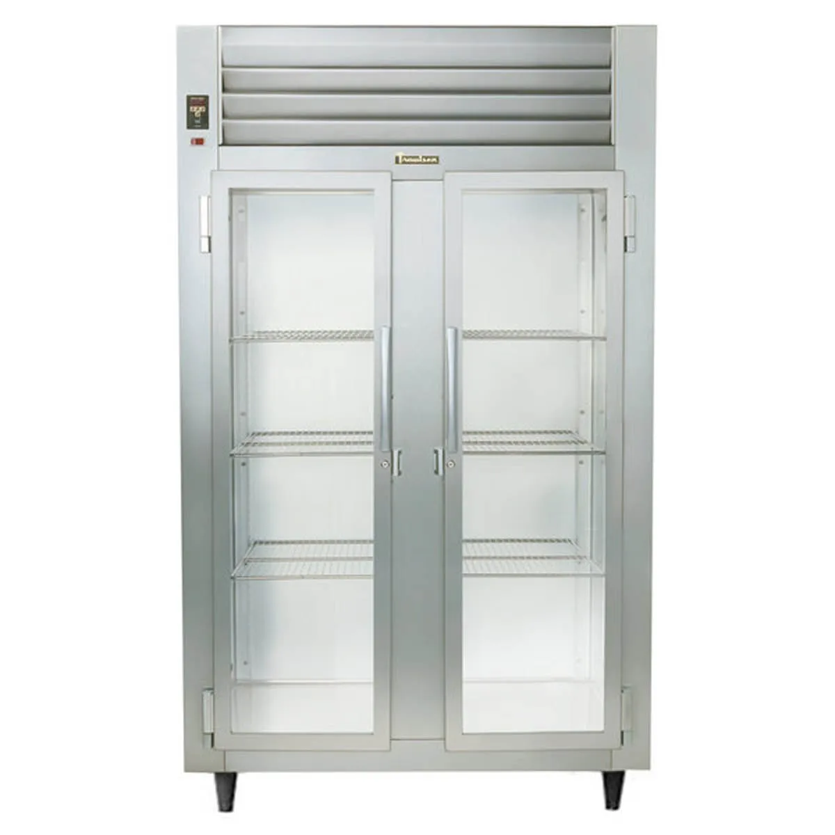 Traulsen RHT232NUT-FHG 52" 2-Section Reach-In Refrigerator w/ 2 Glass Doors,Top Mount, 46.9 cu. ft.