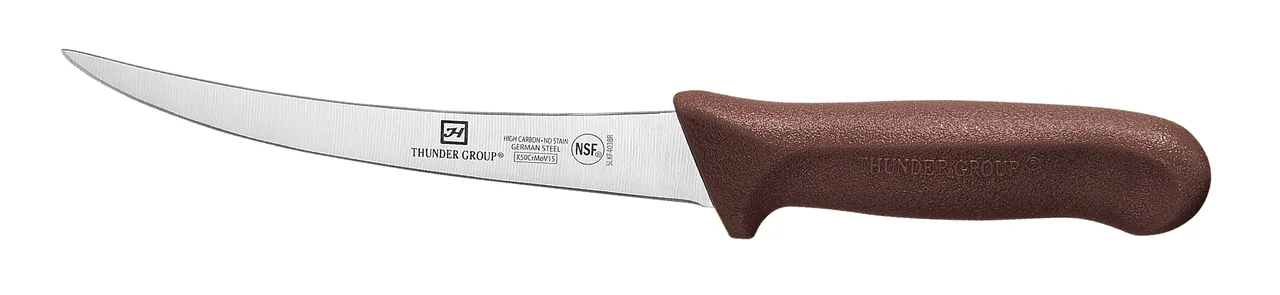 Thunder Group SLKF403BR Boning Knife, 6" Blade, Polypropylene Handles, German Steel