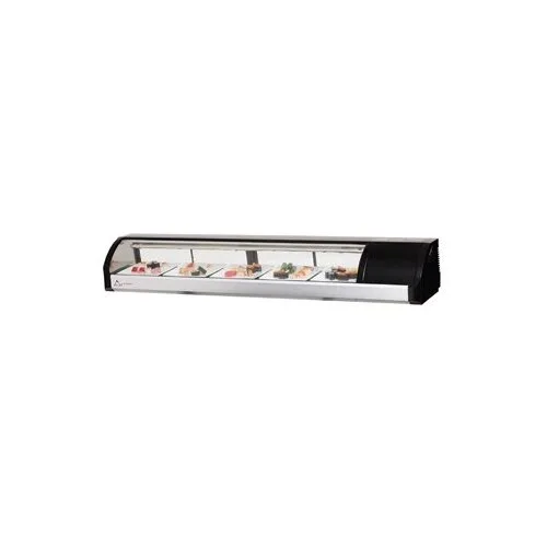 Everest ESC71R 71" Countertop Refrigerated Sushi Display Case, Right Compressor
