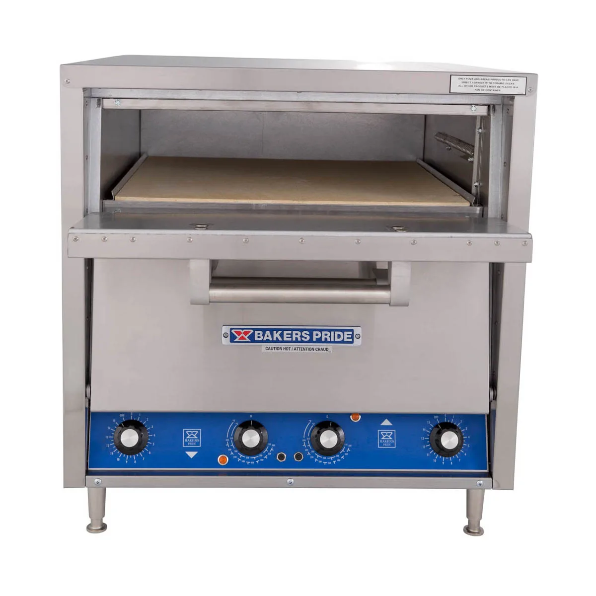 Bakers Pride DP-2BL 26" Electric Countertop Pizza Bake Oven w/ 2 Decks, Thermostatic Controls