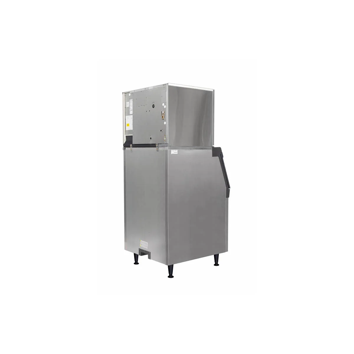 Scotsman MC0530SWX-1/B530S Water Cooled Half Cube 500 lb Ice Machine with Bin, 536 lb Stainless