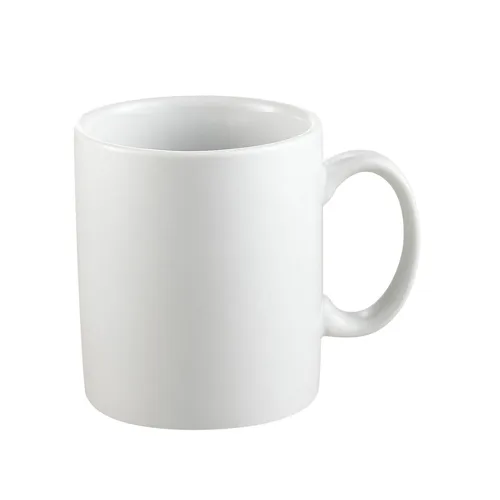 CAC China MUG-C20 - 20 oz, 4" Dia. x 4½" H Porcelain Mug, White, Microwave Safe - 1 Dozen
