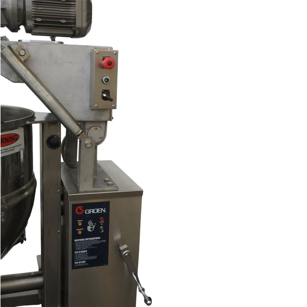 Groen DHT-60A,INA/2 60 Gallon Floor Tilting 2/3 Steam Jacketed Gas Kettle Mixer, 150.000 BTU