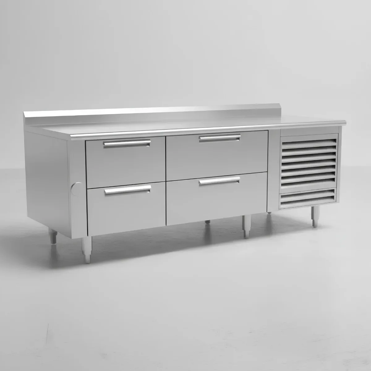 Garland US Range UN17FC54 54" 1-Section Polar Cuisine Freezer Chef Base w/ 2 Drawers