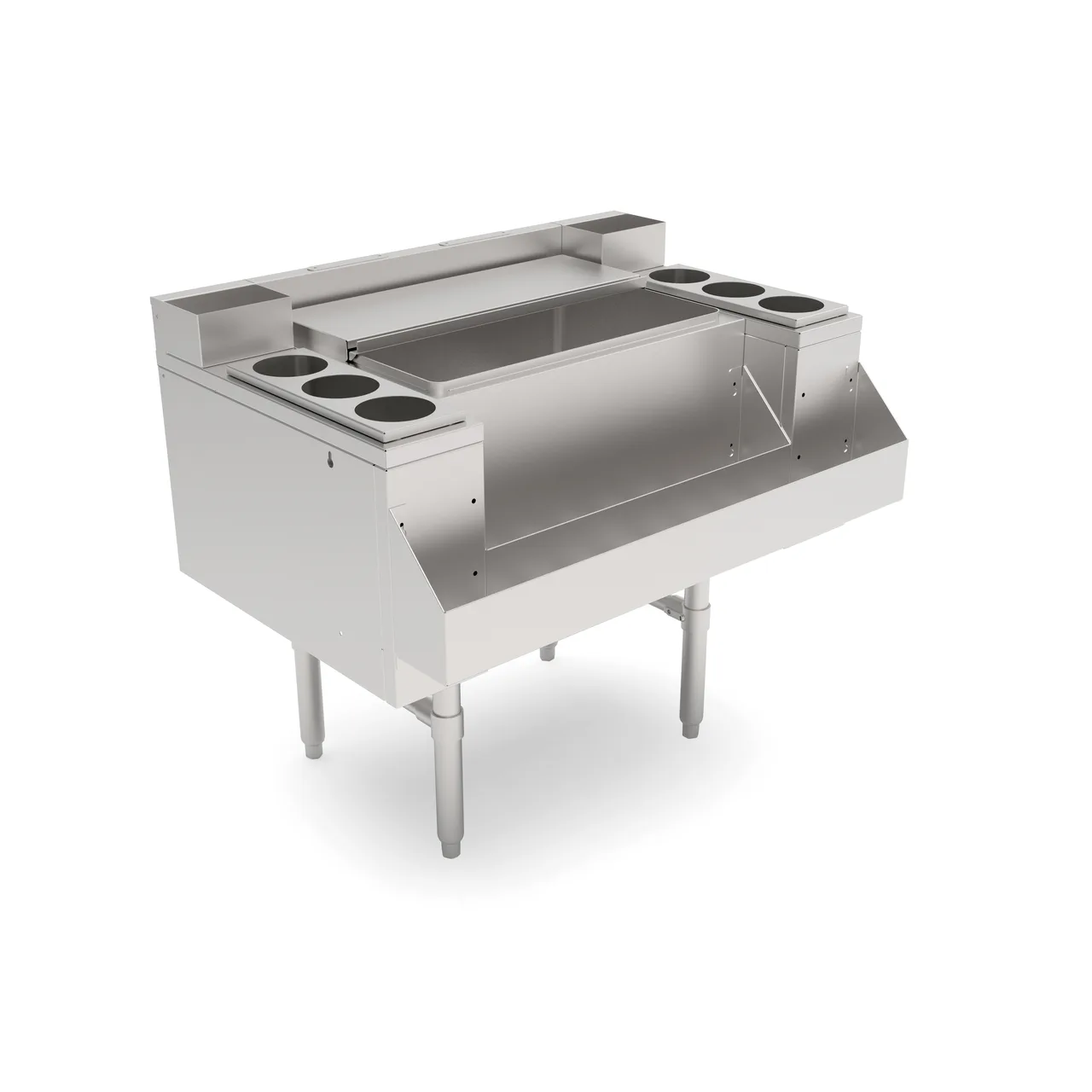John Boos UBJB-2736-CP7-CH Casino Jockey Box, Ice Bin/Cocktail Unit