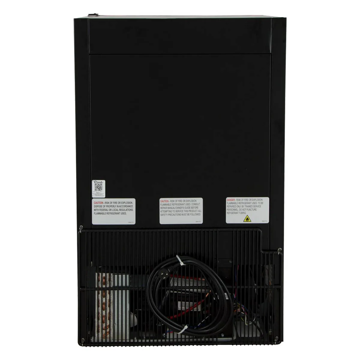 True GDM-07-HC~TSL01 24" Merchandiser, 6.4 cu ft, Black Steel Swing Door, R290, 1/6 HP 115V