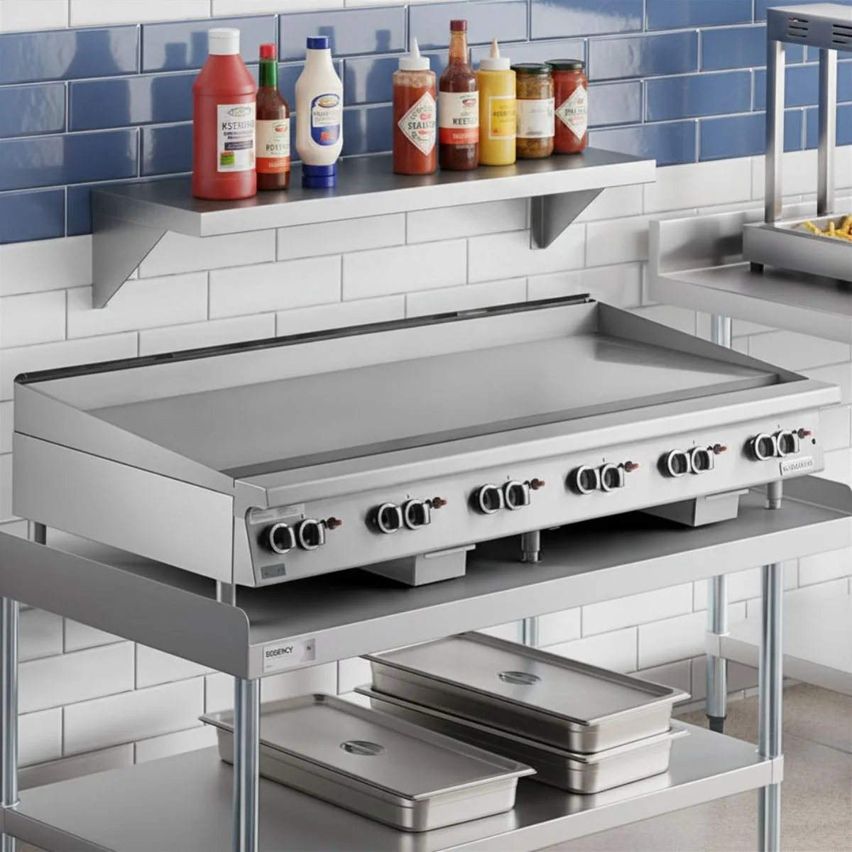Garland US Range GTGG72-GT72M-SIGNATURE 70" Countertop Gas Griddle with Thermostatic Controls