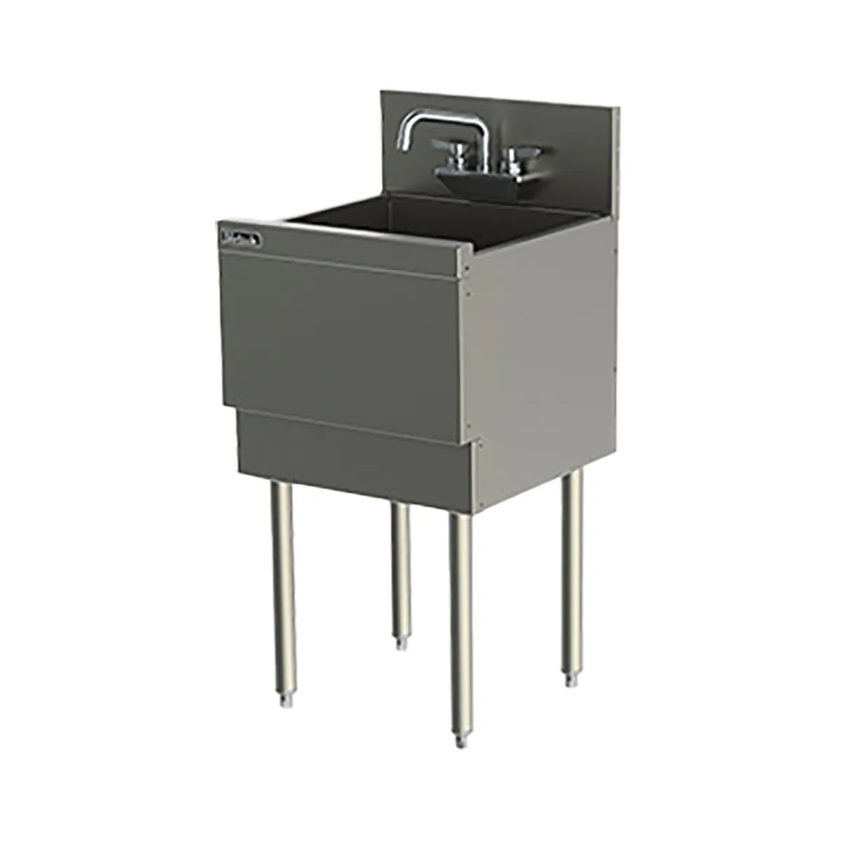 Perlick TS18M1-EC Underbar Sink Units, 1 Compartment without Drainboard