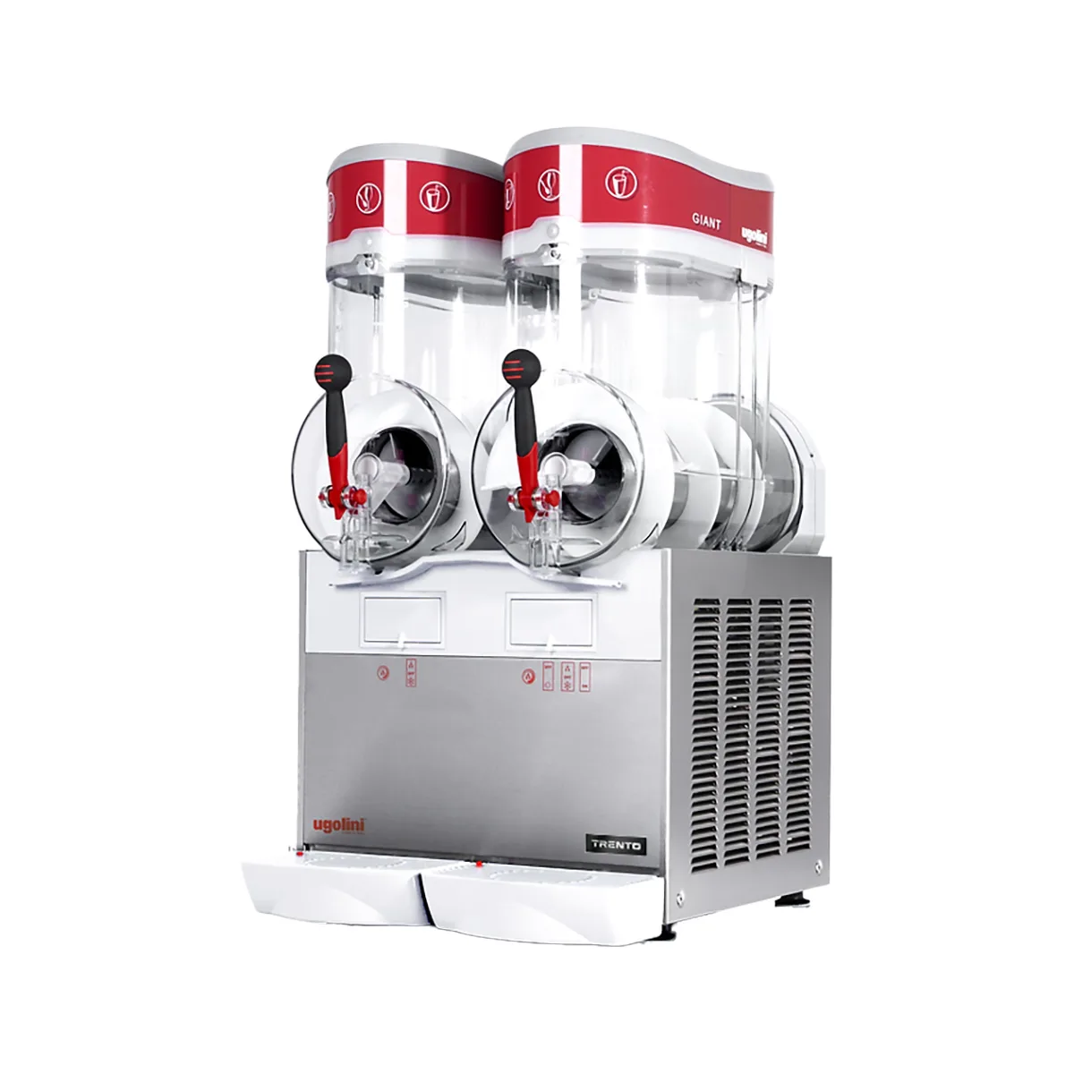 Omcan USA 49080 Bowl Type Non-Carbonated Granita/Frozen Drink Machine w/3.9 gal -1600W/115V- Double