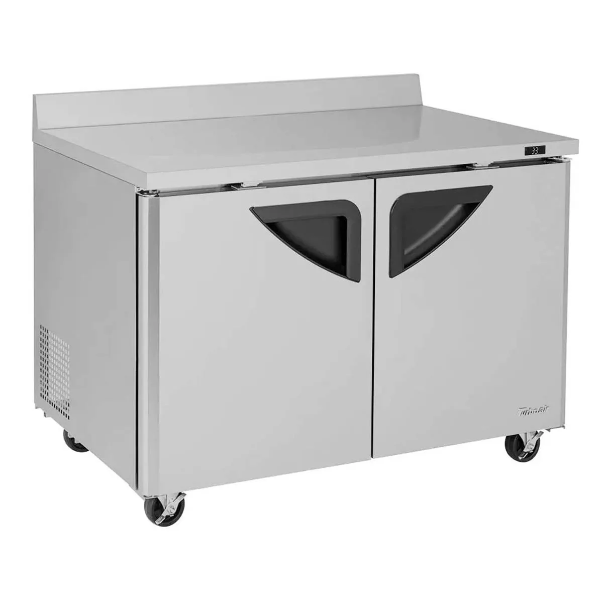 Turbo Air TWF-48SD-N 48" 2-Section Worktop Freezer w/ 2 Doors, 12 cu. ft.