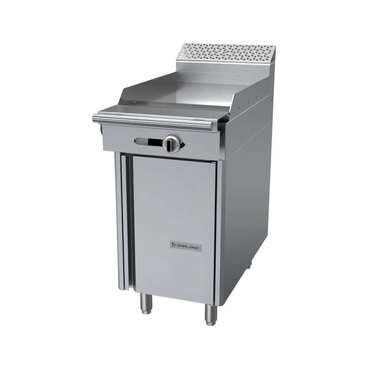 Garland US Range C18-1-1S Gas 18" Heavy Duty Range, 18" Full Griddle w/ Thermostatic Controls, Cabinet Base, 30.000 BTU