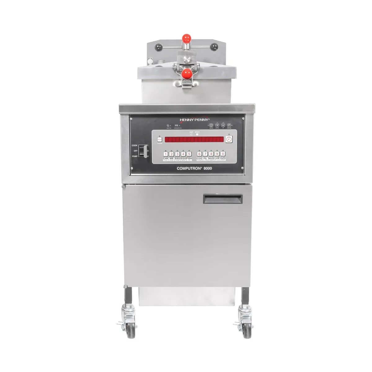Henny Penny PFG600.03 Gas Pressure Fryer w/ 43-lb Oil Capacity, Rectangular Frypot, 12 PSI