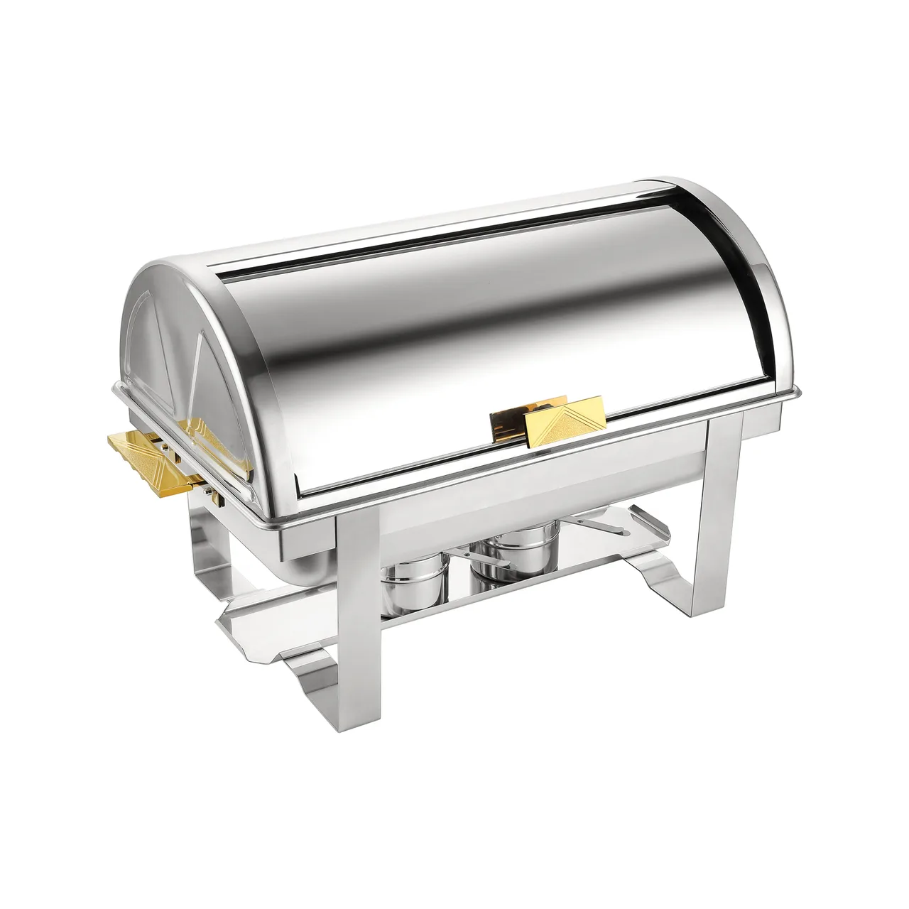 CAC China CAFR-401 Oasis Chafing Dish, 8 qt., Full Size, Stainless Steel - Set