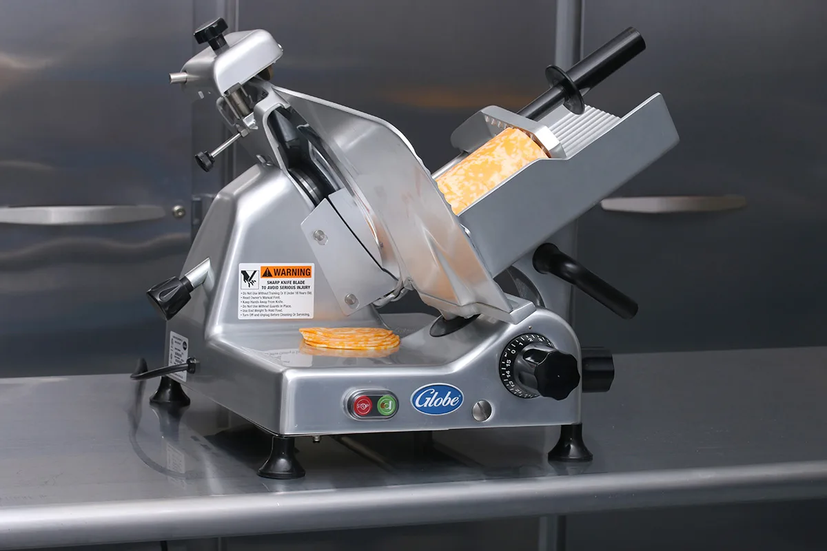 Globe G12 G-Series 12" Medium-Duty Manual Meat Slicer, Belt-Driven, 1/2 HP