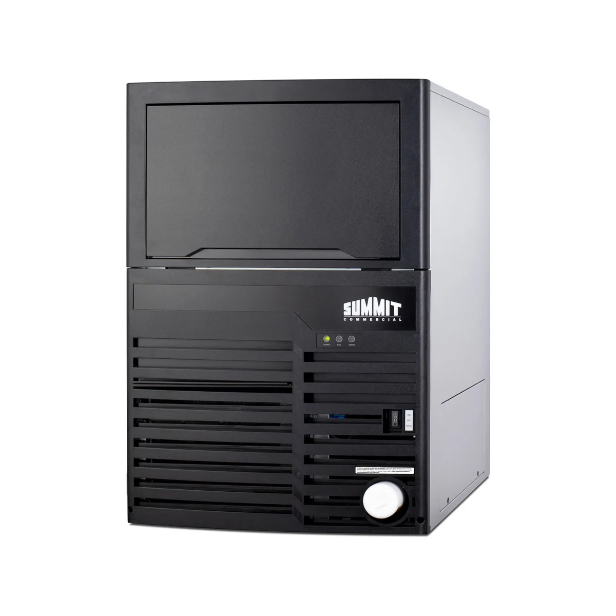 Summit BIM100 21" Air Cooled Full Cube 100 lb Undercounter Ice Machine with 27 lb Bin