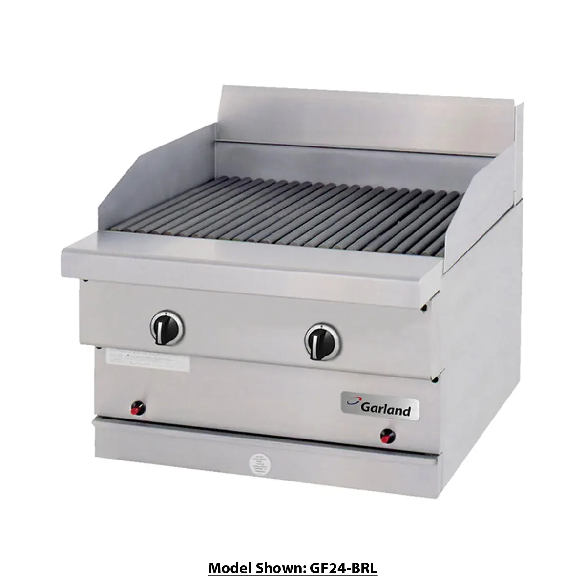 Garland US Range GF36-BRL 36" Countertop Gas Lava Rock Charbroiler w/ FF Protection, 90.000 BTU