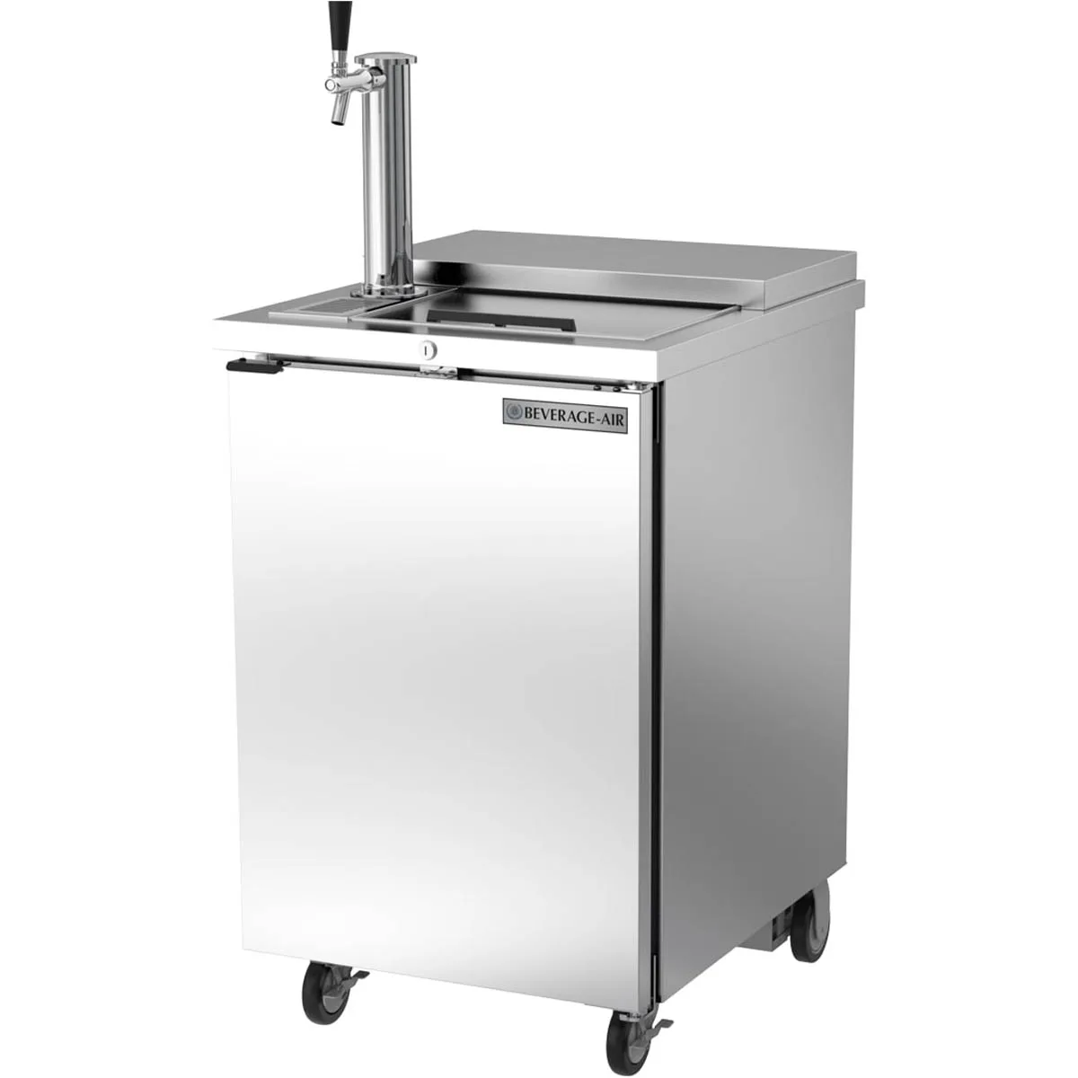 Beverage Air BM23HC-C-S 24" Draft Beer Cooler w/ 1 Keg, 7.66 cu. ft., 1 Single-Tap Tower