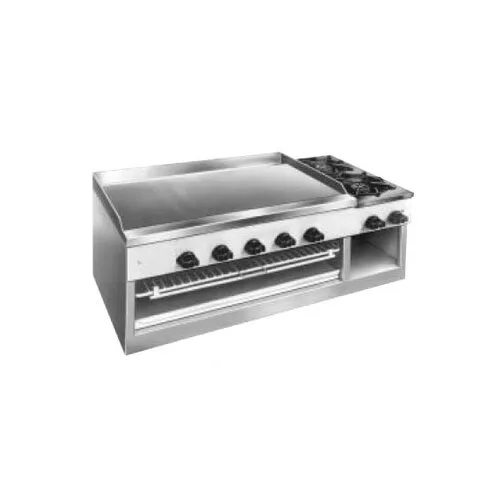 Comstock-Castle 11201B 30" Countertop Gas Griddle/Hotplate/Chesemelter Combo, 54.000 BTU