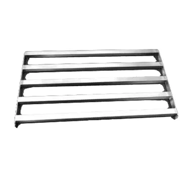 Winholt SCAS-2460-3-AU 3-Shelf Aluminum Cantilever Tubular Add-On Shelving Unit - 24" x 60"