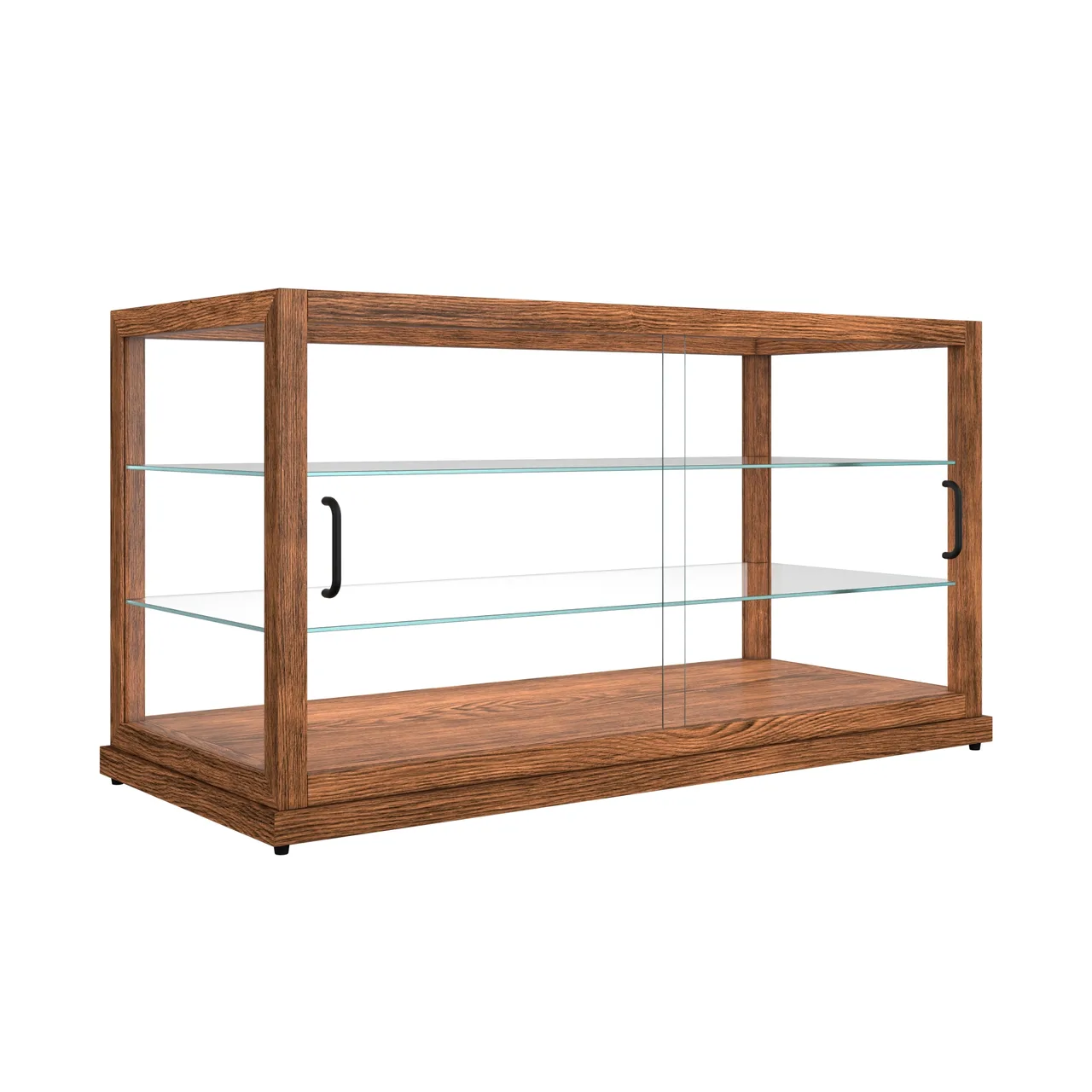 Koolmore KM-BDW-44D Bakery Display Case, 40.5"W x 15.9"D x 18.9"H, 9.0 cu ft, 3 tempered glass shelves,
