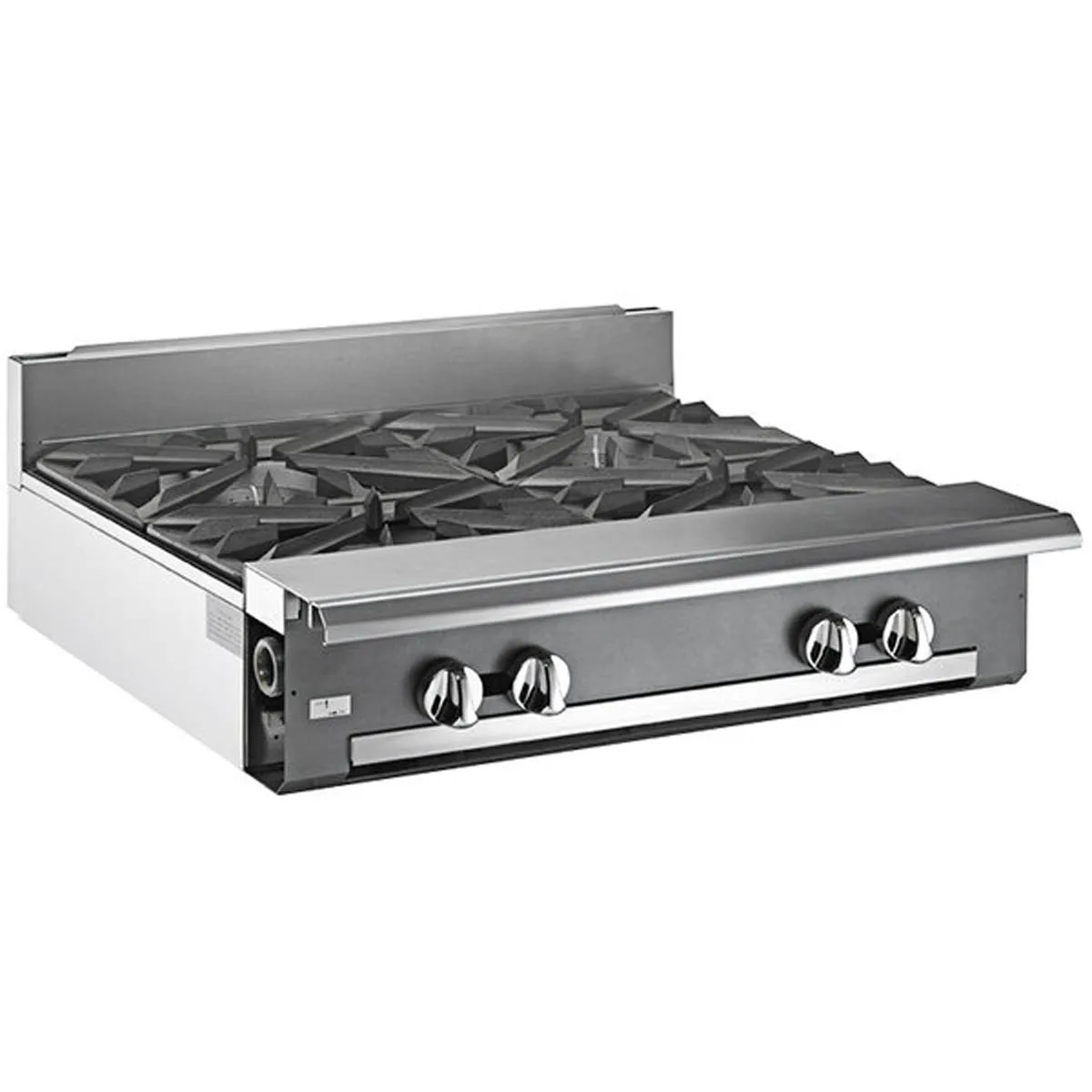 Vulcan V4B36 36" Gas Heavy Duty Range w/ (4) Open Burners, Modular Base, 140.000 BTU