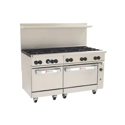 Wolf C60SS-10B-QS-COMMANDER 60" Gas Restaurant Range
