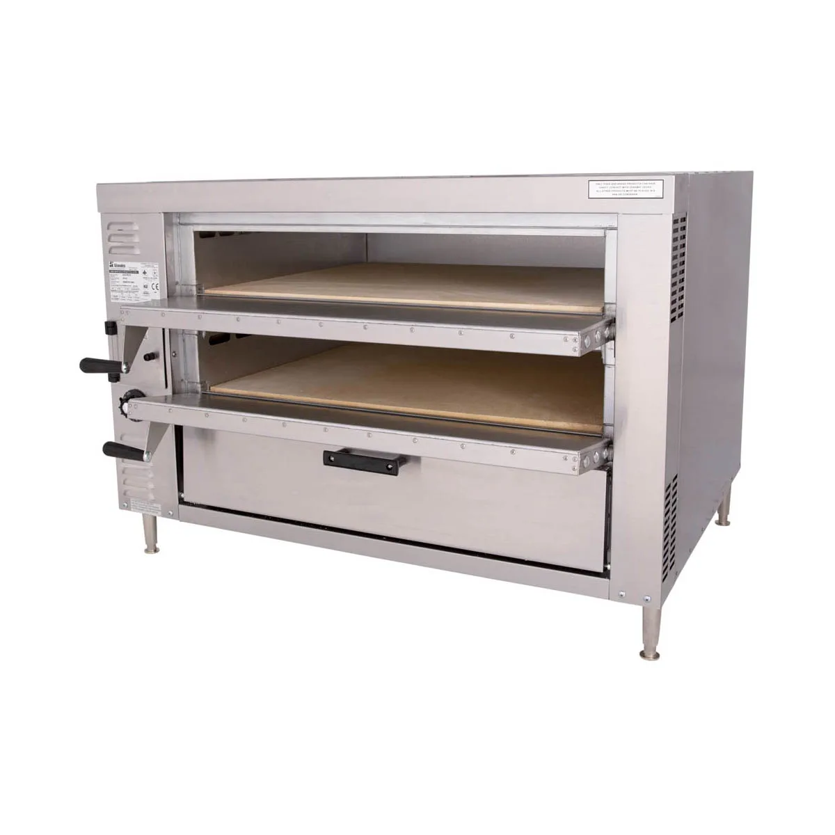 Bakers Pride GP61-HP Double Deck Gas Countertop Pizza Oven w/ 60,000 BTU, Stackable