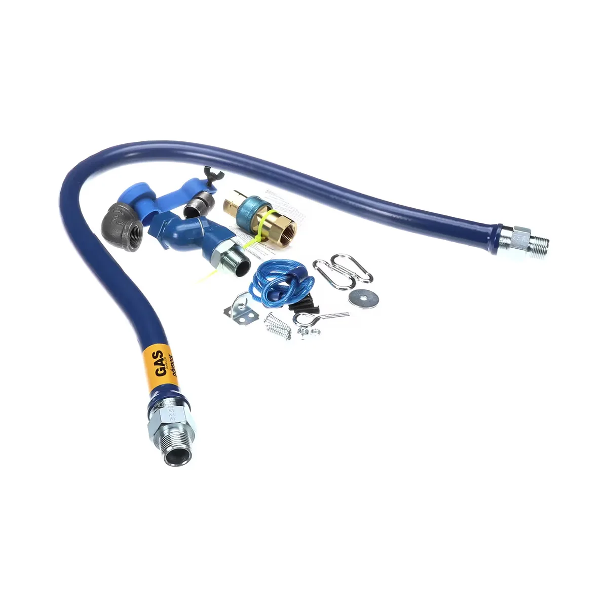 Dormont CAN1675BPQSR48BX SnapFast 3/4" x 48" Gas Connector Hose Kit for Canada, SwivelMAX