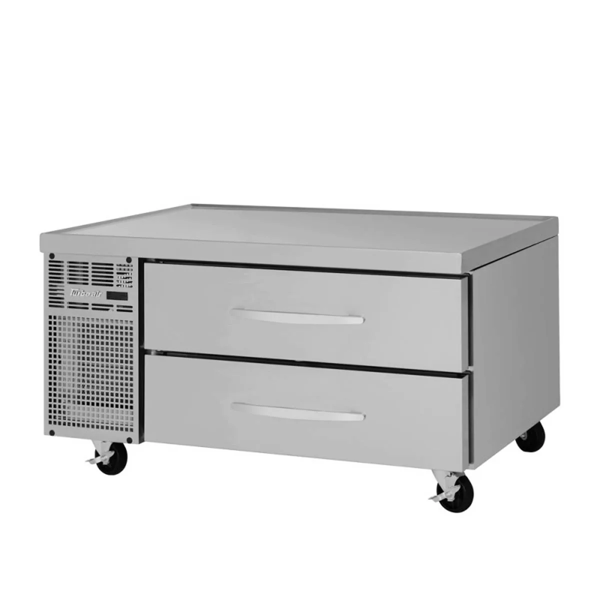 Turbo Air PRCBE-48R-N 48" 2 Drawers Refrigerated Chef Base, Marine Edge, 6.83 cu. ft.