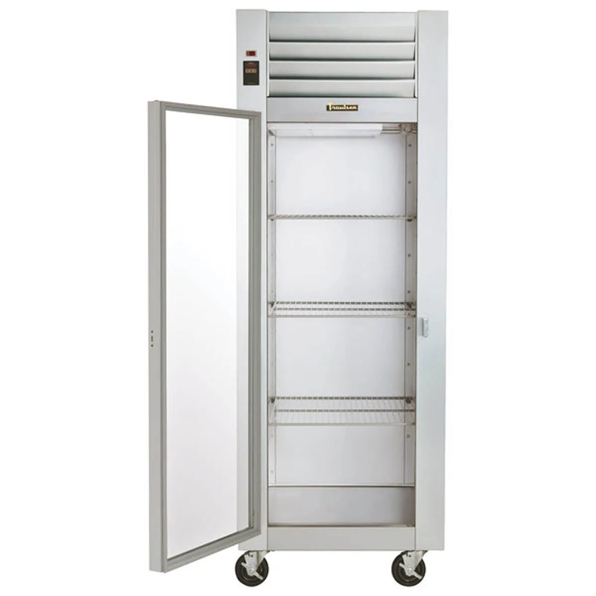 Traulsen G11011 30" 1-Section Reach-In Refrigerator w/ Left Hinged Glass Door, Top Mount, 23.57 cu. ft.
