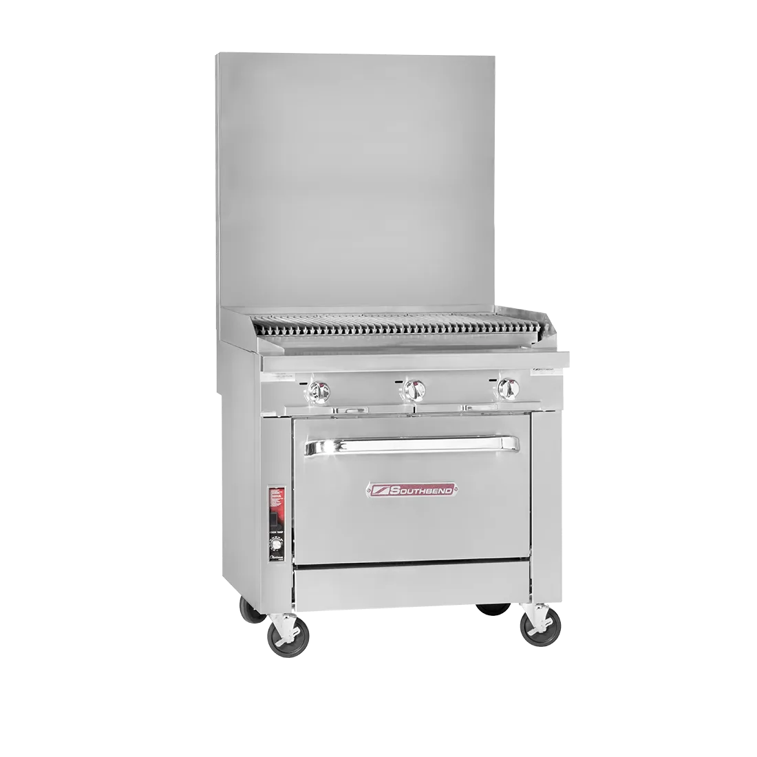 Southbend P18N-C 18" Gas Heavy Duty Range w/ 18" Full Charbroiler, Modular Base, 35.000 BTU