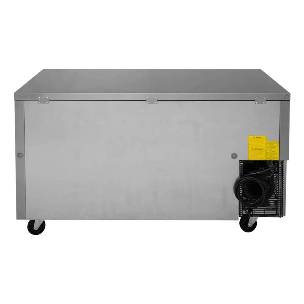 Turbo Air JUF-60-N 59" 2-Door Undercounter Freezer, Stainless Steel Exterior, Front Breathing, 13.5 cu. ft.