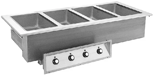 Randell EHI-2 Drop-In Hot Food Unit, Electric, (2) 12" X 20" Pan Size