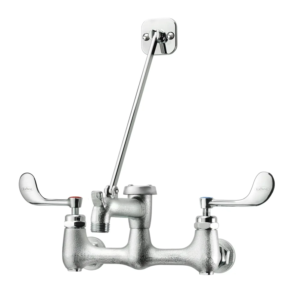 Krowne 16-127-W Krowne Royal Series Service Faucet, Splash-Mounted, 8" Centers
