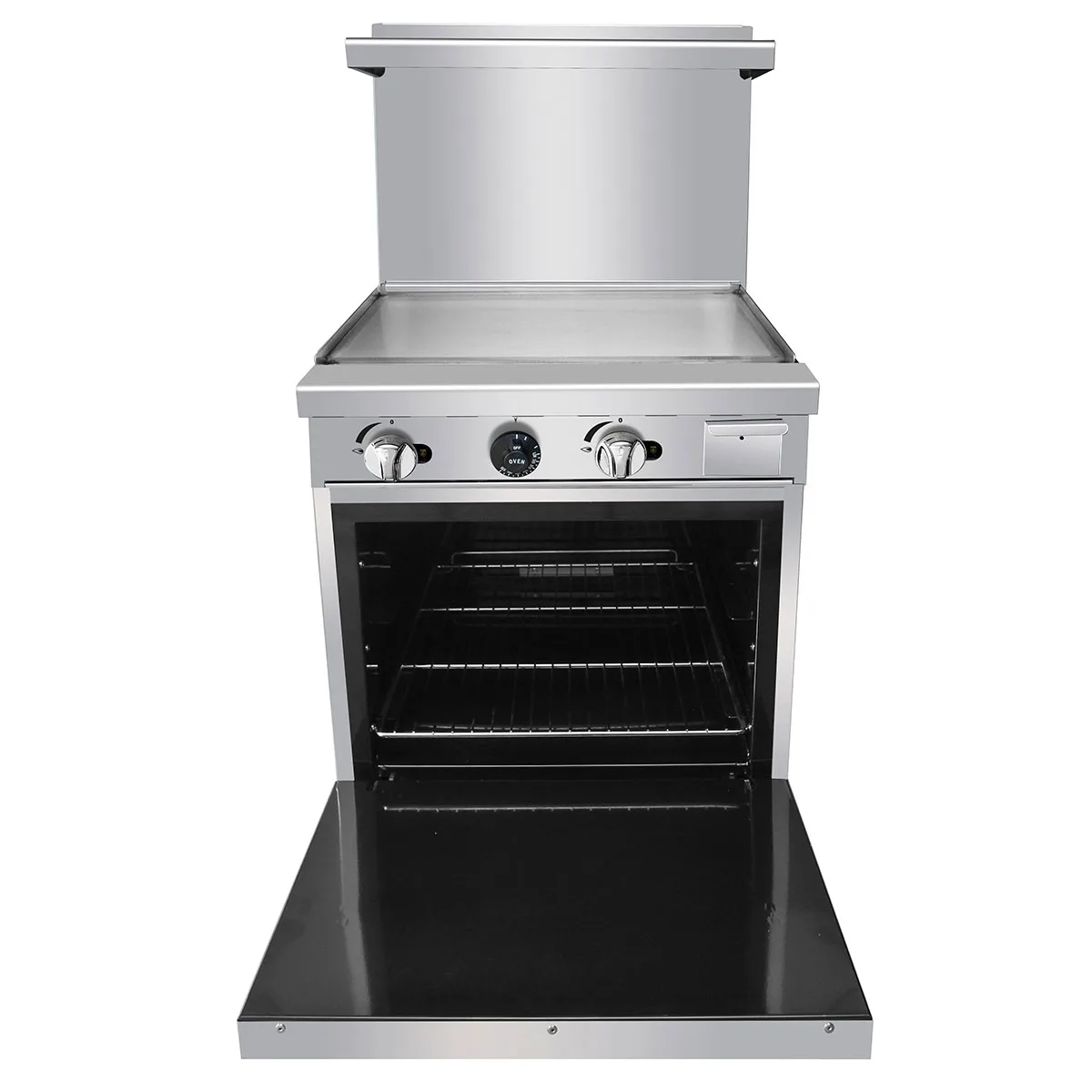 Atosa USA AGR-24G-LP 24“ Gas Restaurant Range, (1) Space Saver Oven, (1) Griddle