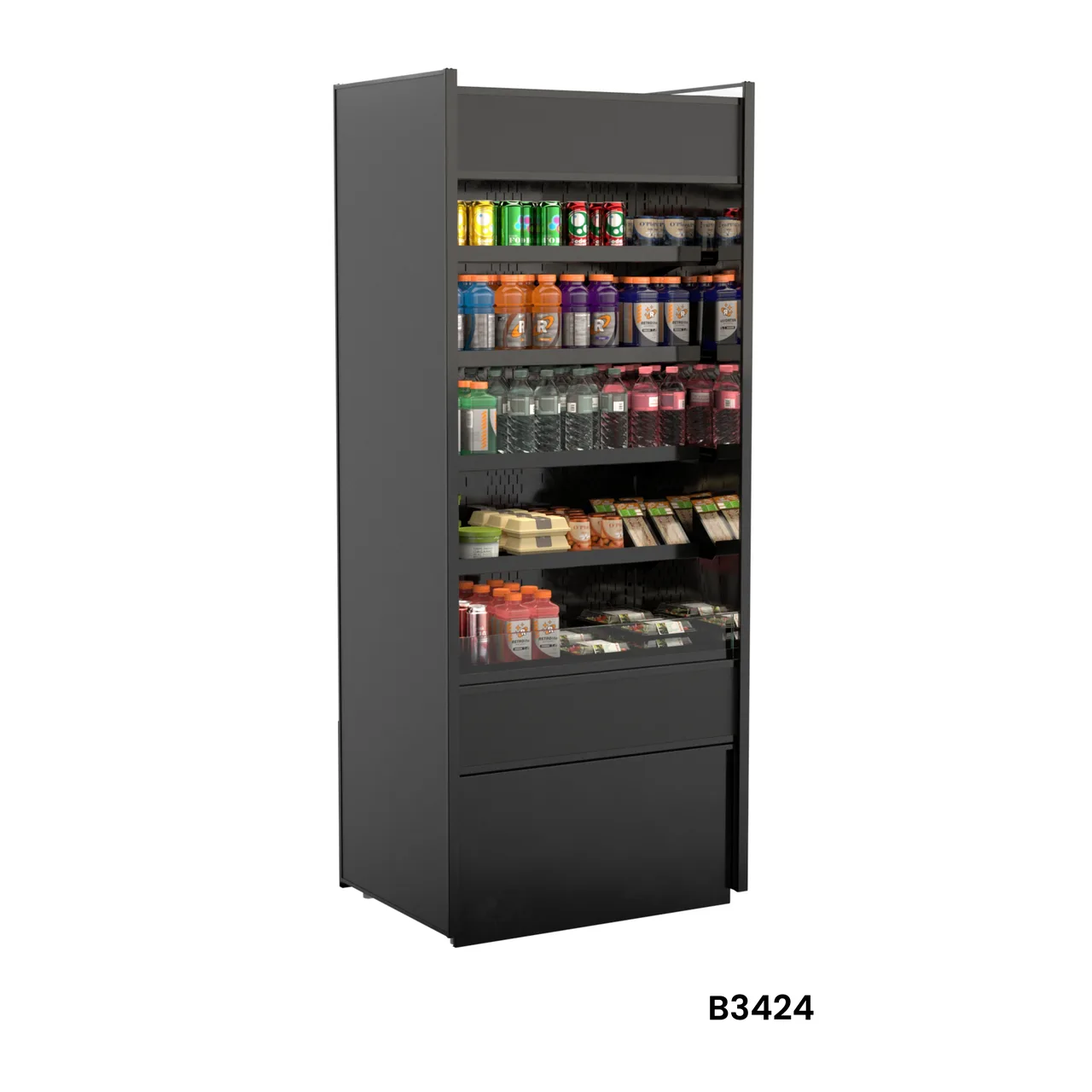 Structural Concepts B4524 REMOTE - 45.5"W x 24.1"D x 82.4"H Cooler, 4 Shelves, Remote Refrigeration