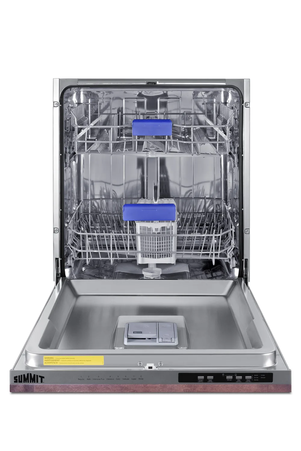 Summit DW245NTADA 24" Residential Built-in Dishwasher, Stainless Steel / 8 Wash Programs