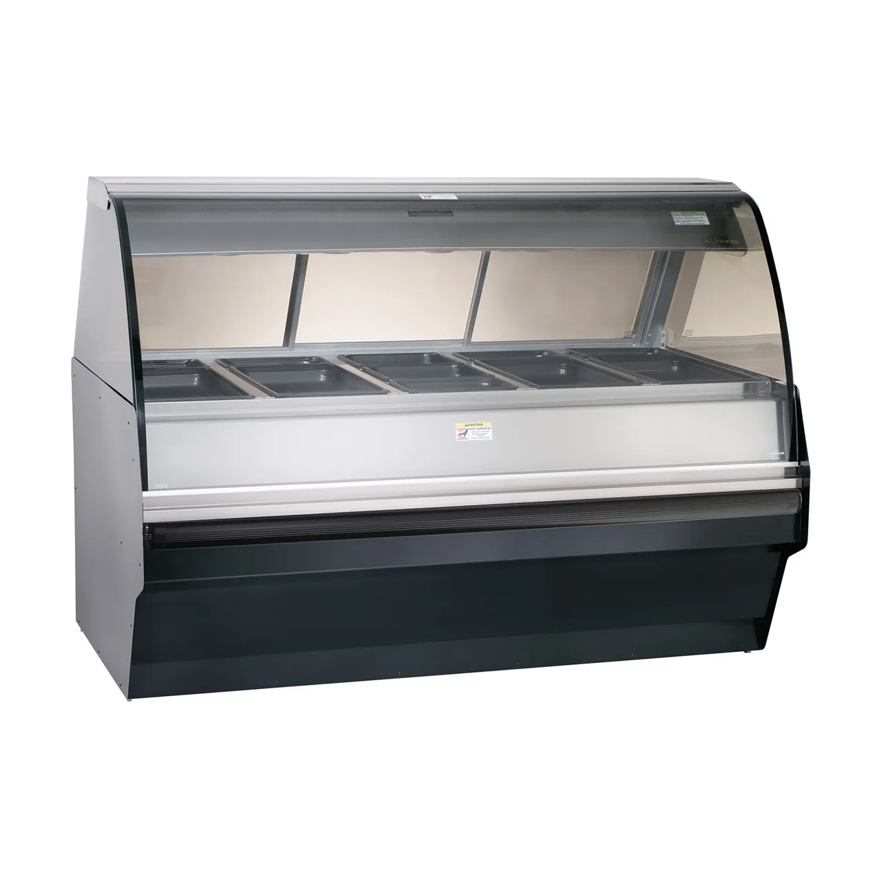 Alto-Shaam TY2SYS-72-BLK Halo Heat® Hot Deli Display System, Full-Service