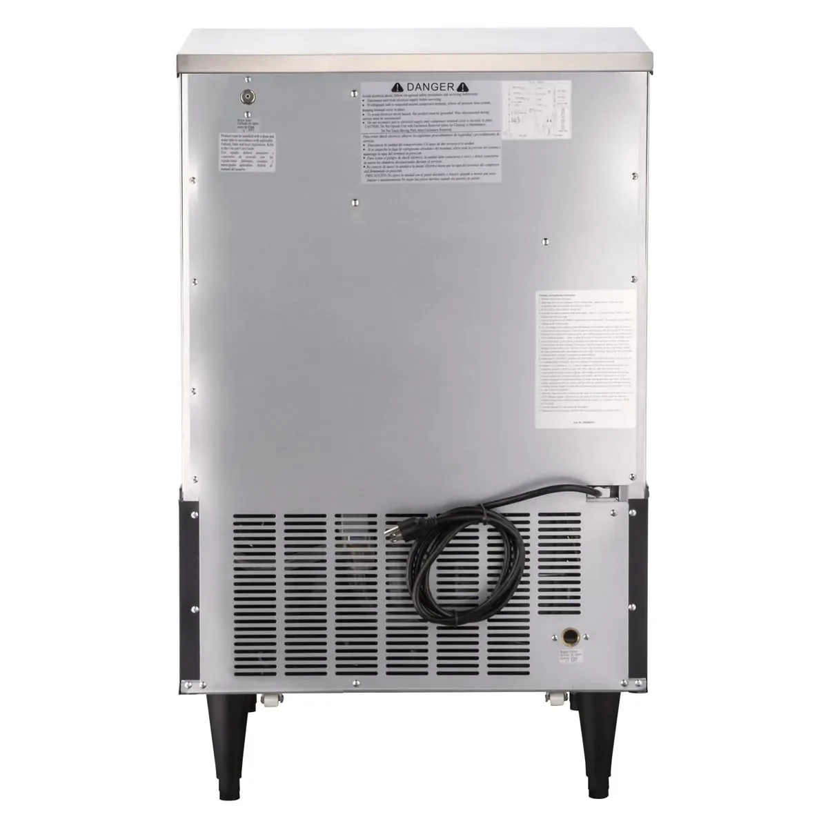 Maxx Ice MIM150N 24" Air Cooled Full Cube 152 lb Undercounter Ice Machine with 75 lb Bin