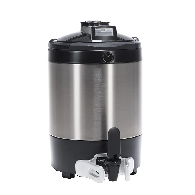 BUNN 42750.0250 TF ThermoFresh 1.5 gal Black Stainless Server with Gauge, 4 hr Timer, NSF